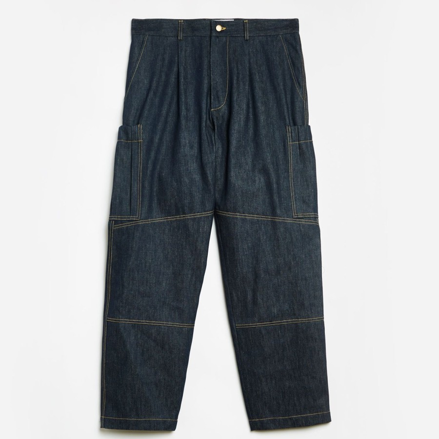 Clothing Labrum London | Labrum X Tupac Denim Cargo Trouser