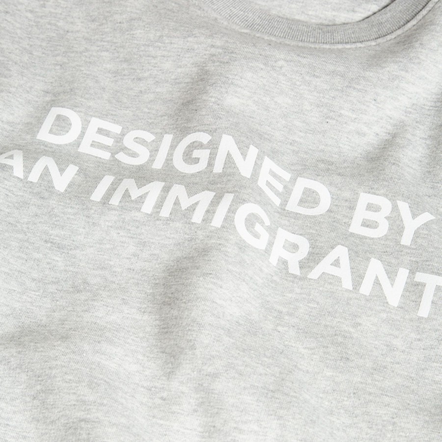 Clothing Labrum London | Grey Designed By An Immigrant Jumper