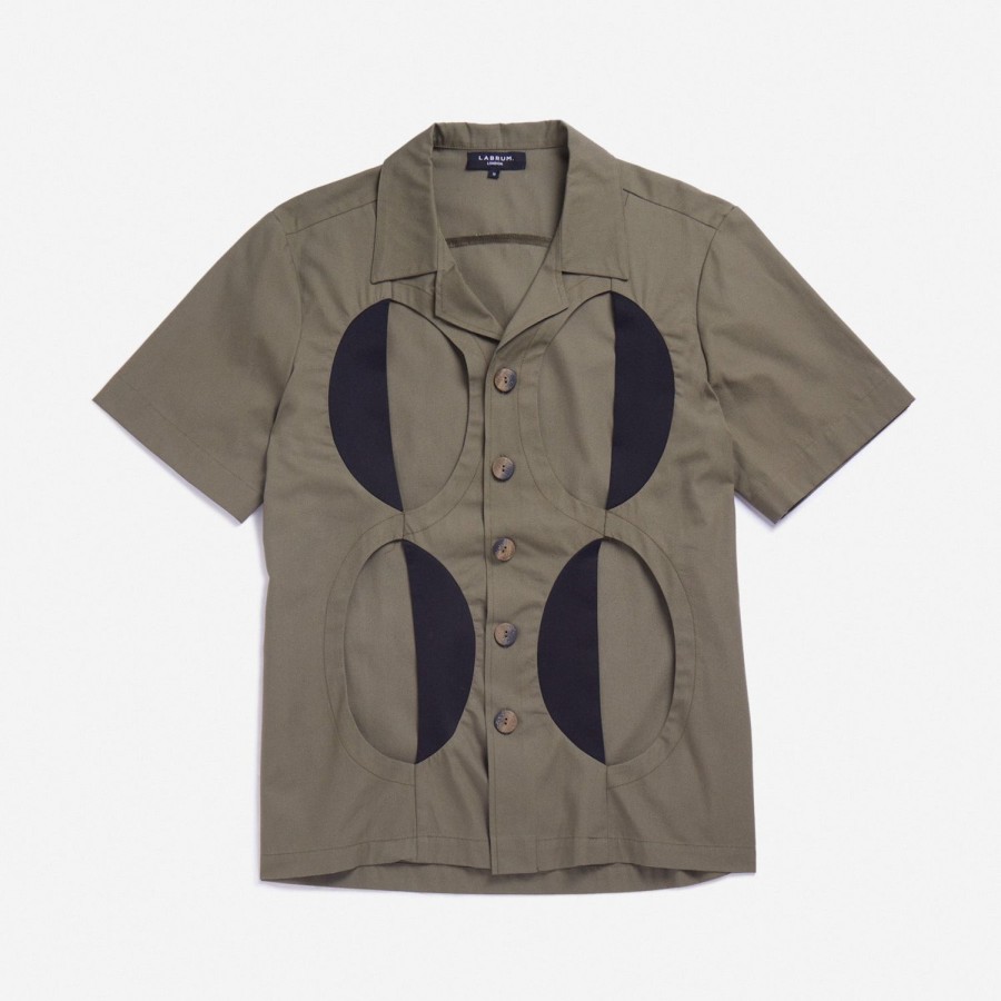 Clothing Labrum London | West African Kaftan Cut Out Safari Shirt