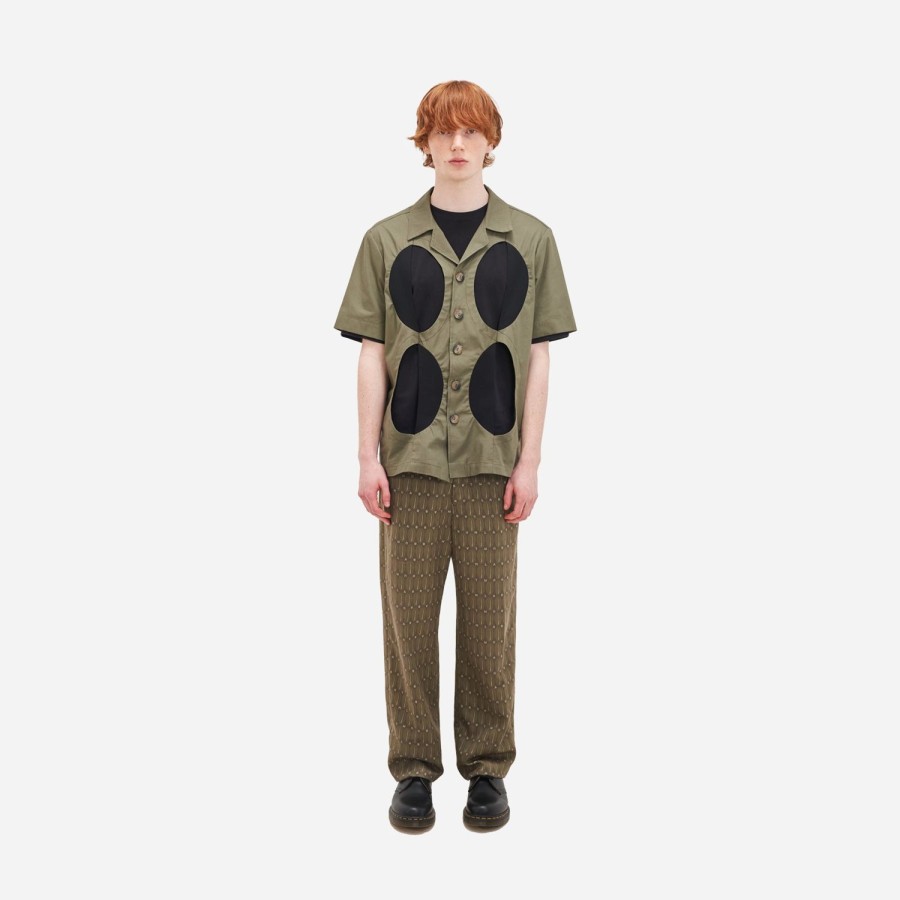 Clothing Labrum London | West African Kaftan Cut Out Safari Shirt