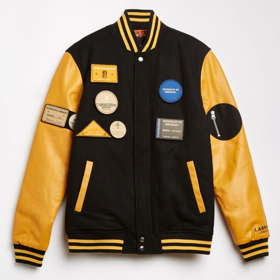 Clothing Labrum London | Labrum Nomoli Varsity Bomber Jacket