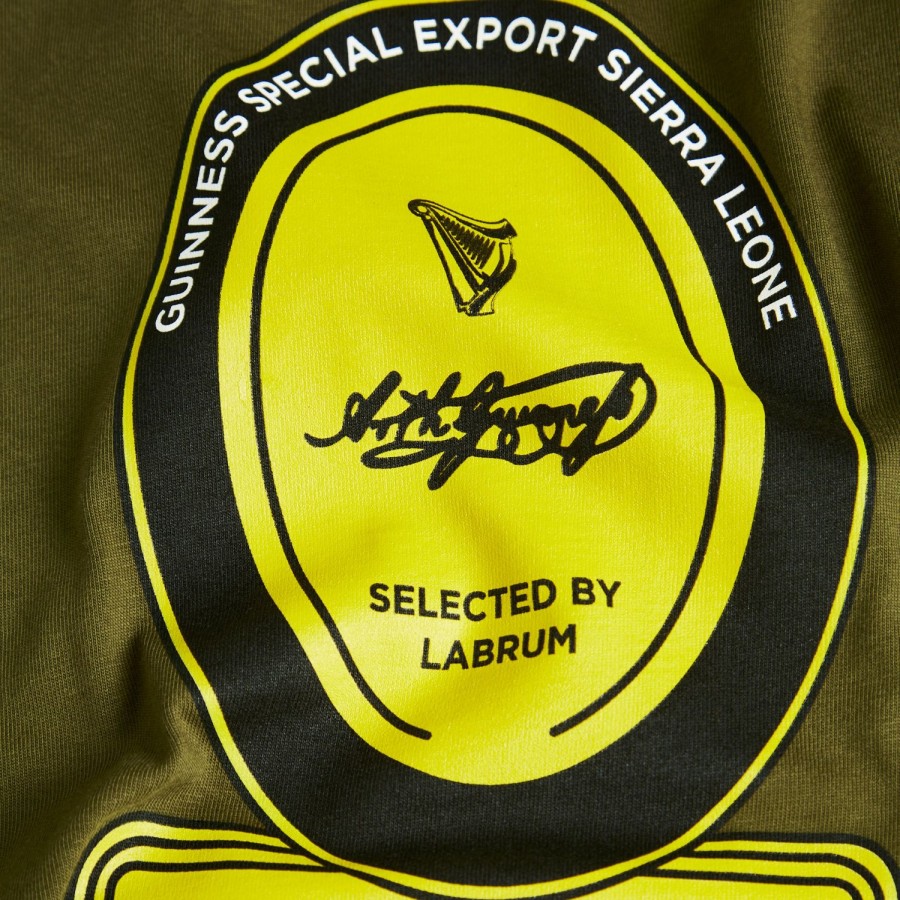 Clothing Labrum London | Khaki Special Export Labrum X Guinness T-Shirt