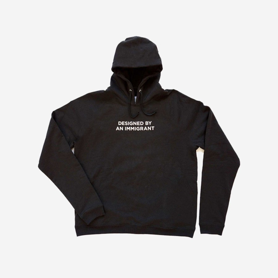 Clothing Labrum London | Black Designed By An Immigrant Hoodie