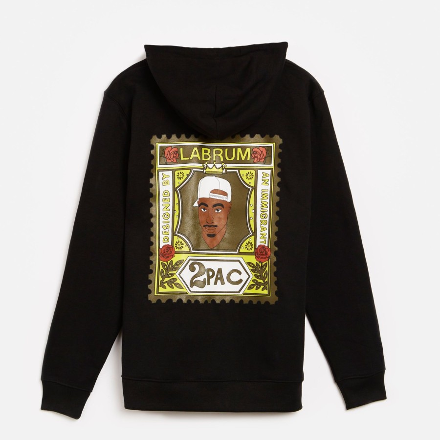 Clothing Labrum London | Labrum X Tupac Black Hoodie