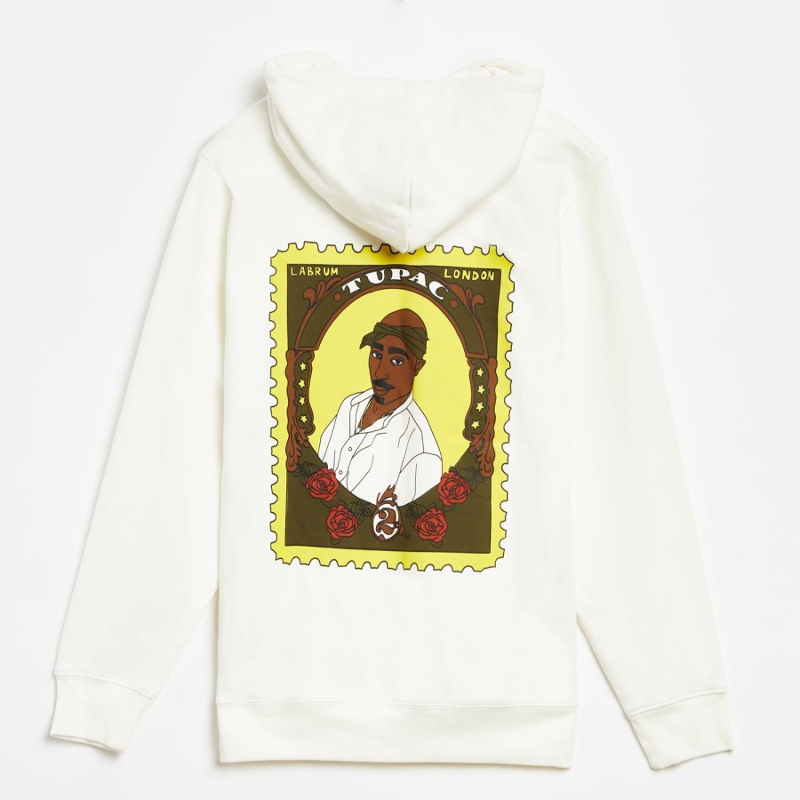 Clothing Labrum London | Labrum X Tupac White Hoodie