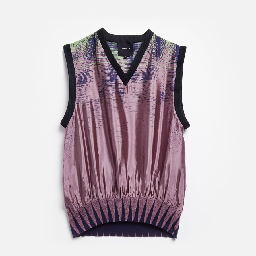 Clothing Labrum London | Two Tone Elasticated Vest