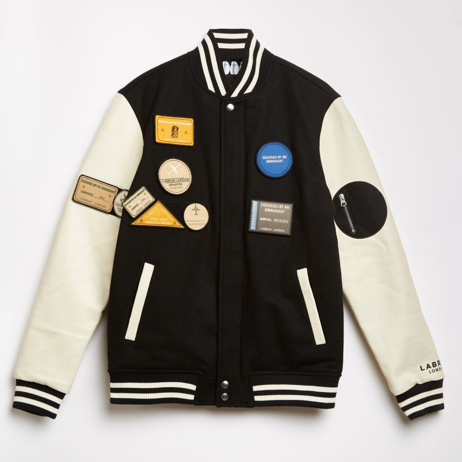 Clothing Labrum London | Labrum Nomoli Varsity Bomber Jacket