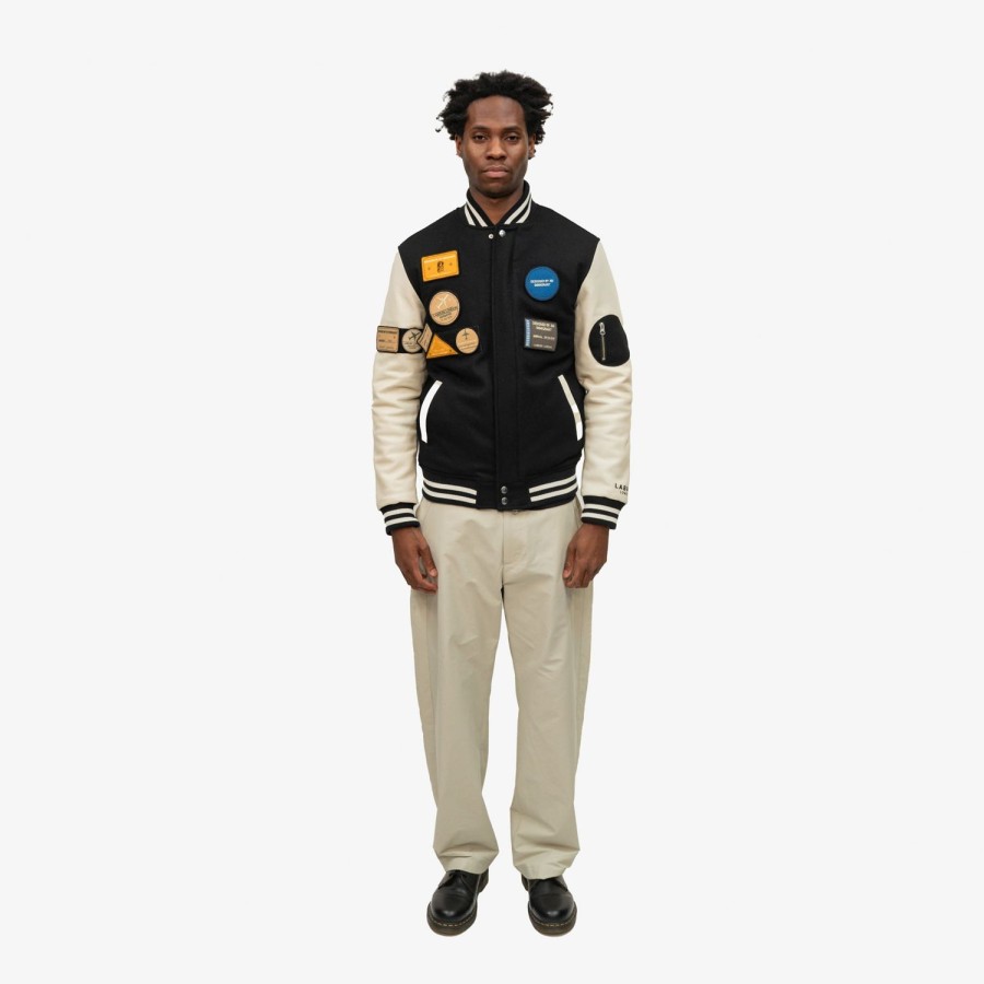 Clothing Labrum London | Labrum Nomoli Varsity Bomber Jacket