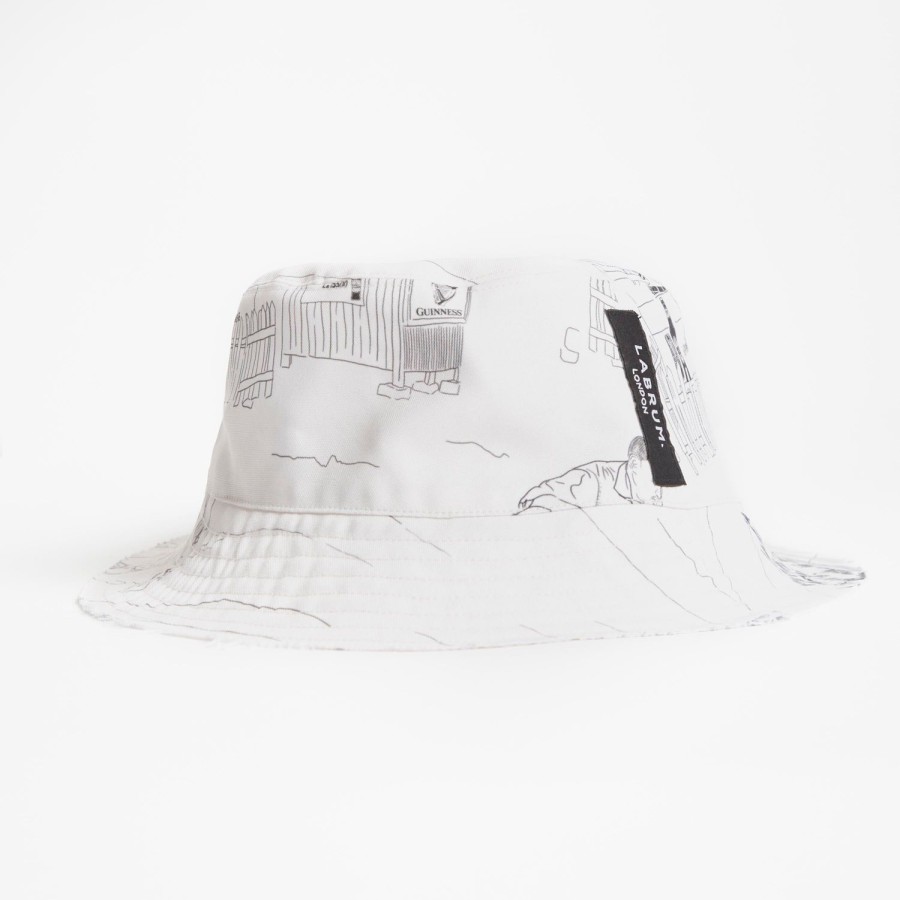 Accessories Labrum London | White Labrum X Guinness Bucket Hat