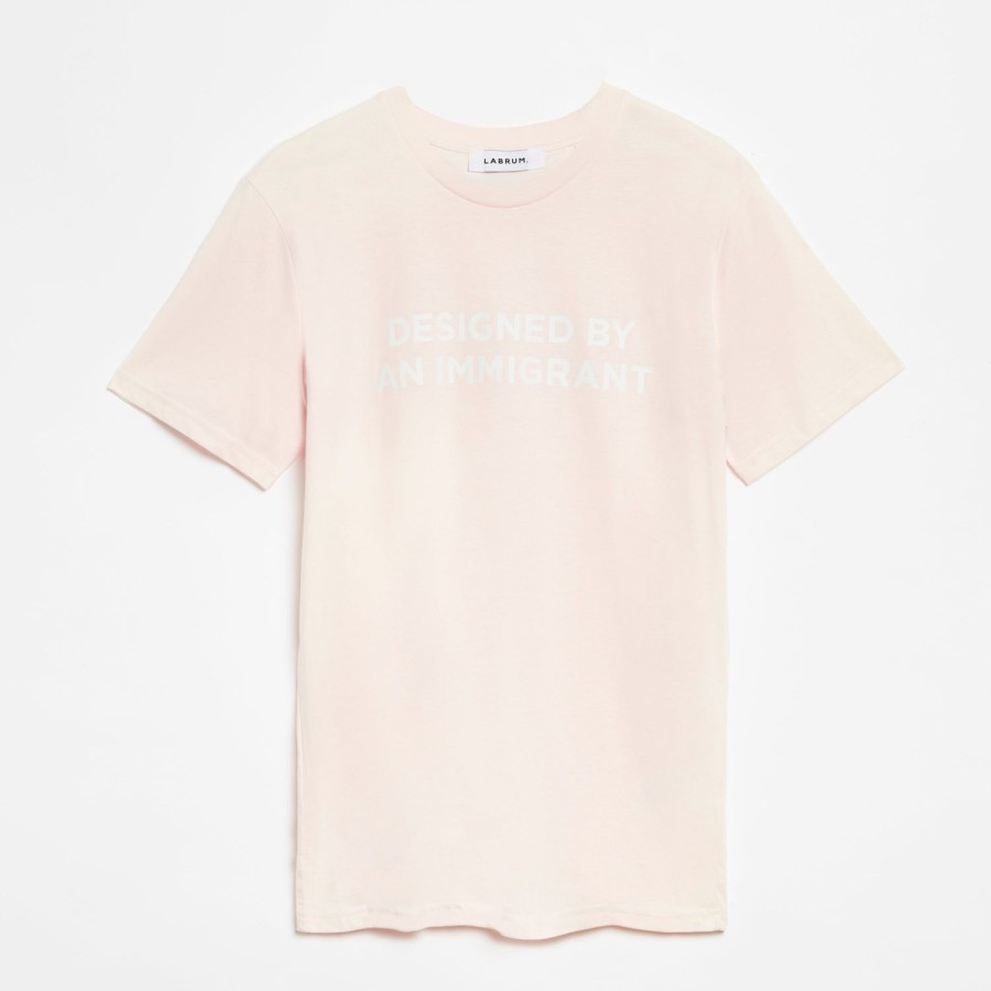 Clothing Labrum London | Pink Designed By An Immigrant T-Shirt