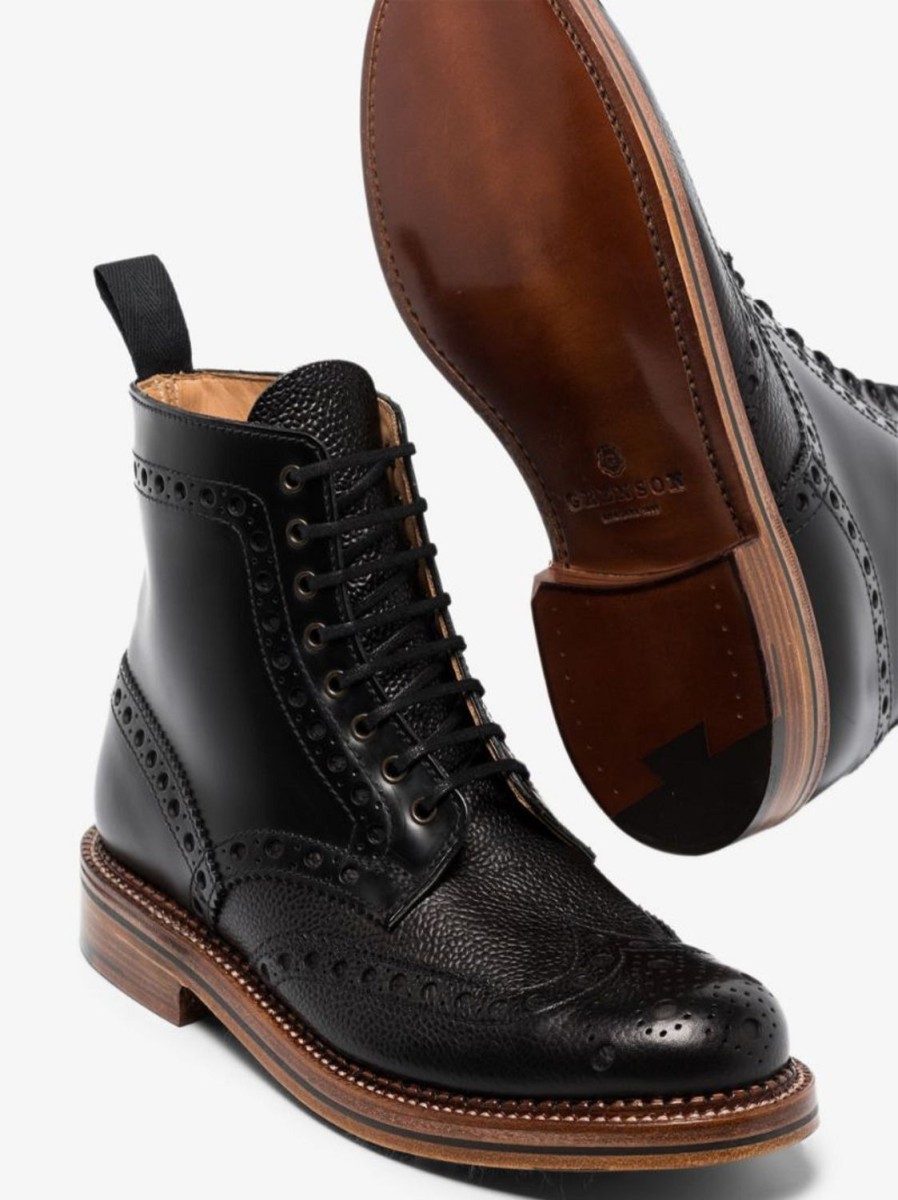 Accessories Labrum London | Grenson X Labrum London Black Ya-Alimamy Naimbana Boots