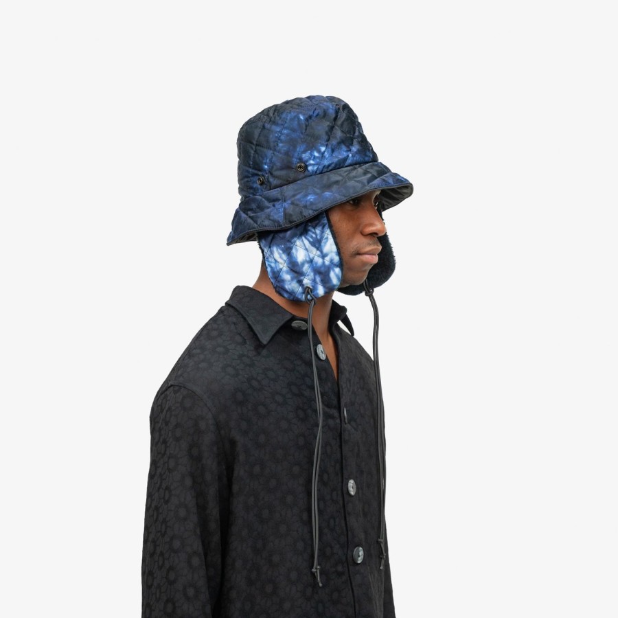 Accessories Labrum London | Indigo Tie Dye Drawstring Trapper