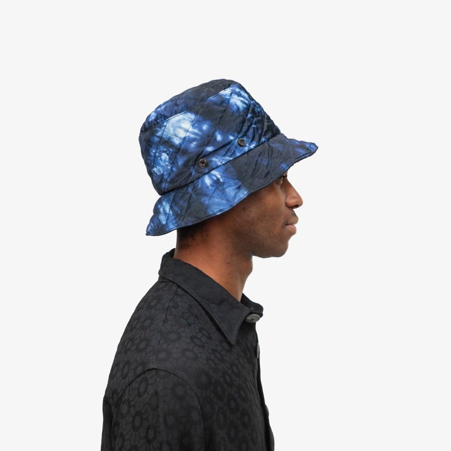 Accessories Labrum London | Indigo Tie Dye Drawstring Trapper