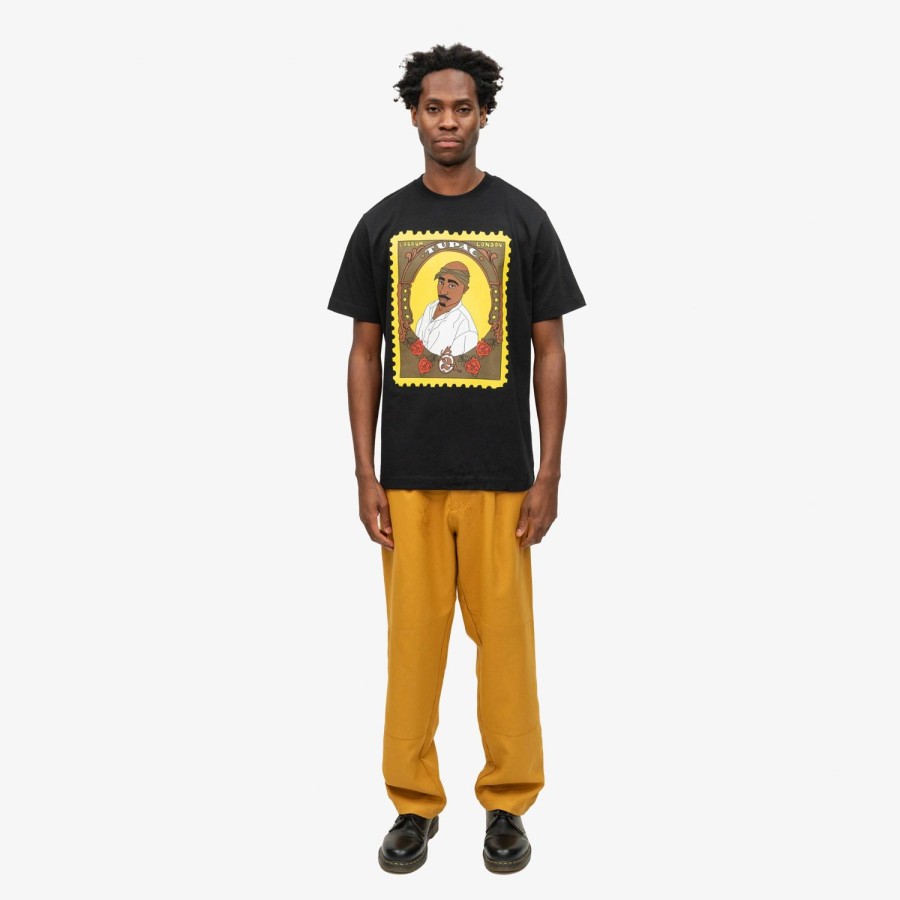 Clothing Labrum London | Labrum X Tupac Black Stamp T-Shirt