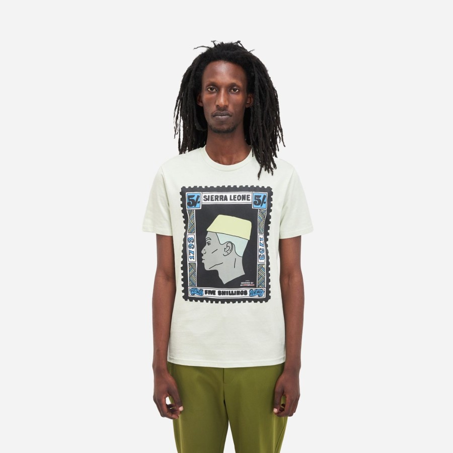 Clothing Labrum London | Sage Sierra Leone Postal Stamp T-Shirt