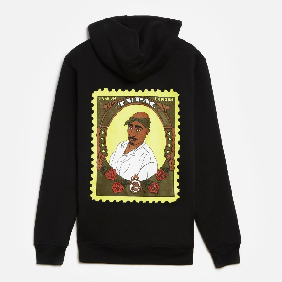 Clothing Labrum London | Labrum X Tupac Black Hoodie