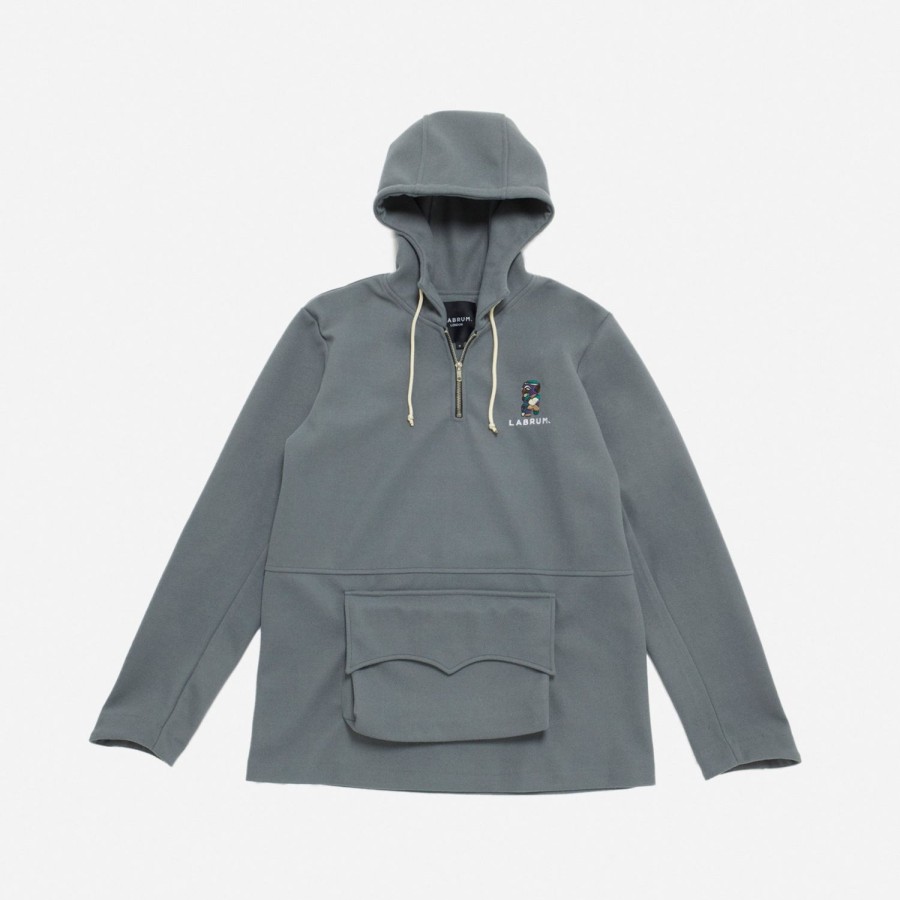 Clothing Labrum London | Grey Freetown Hoodie